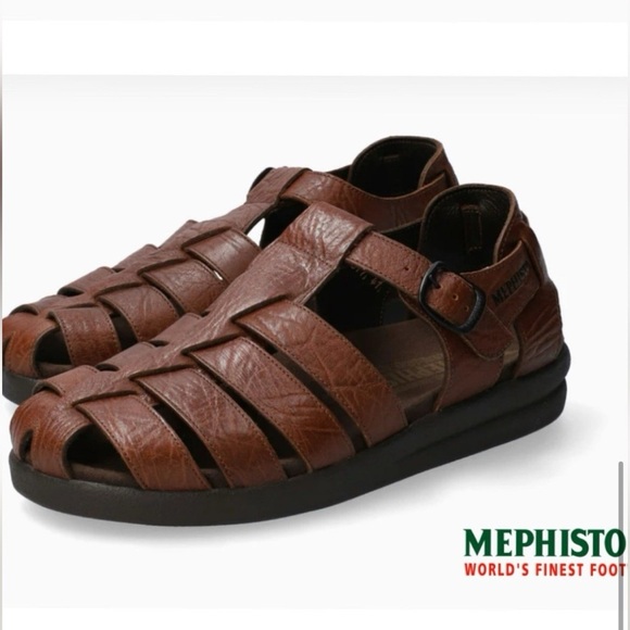 Mephisto Sam Fisherman Sandals Men's Tan
Leather $319 Size 13 - Picture 5 of 8